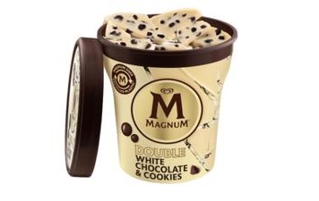 Magnum Chocolate blanco & Cookies