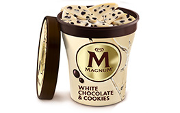 Magnum Chocolate blanco & Cookies