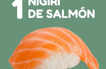 Nigiri salmón (1 pieza)